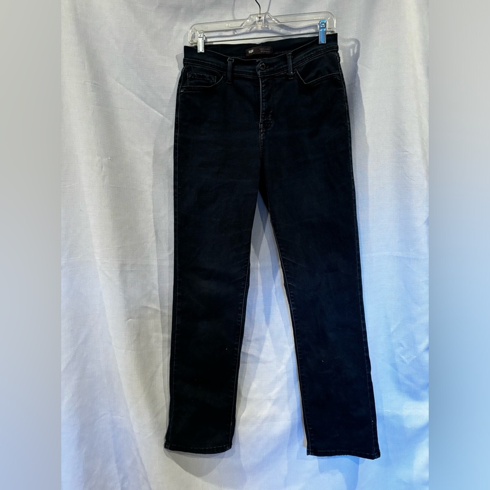 Levi's 512 Straight Perfectly Slimming Women Jeans Dark Indigo W29 L32 Size 8